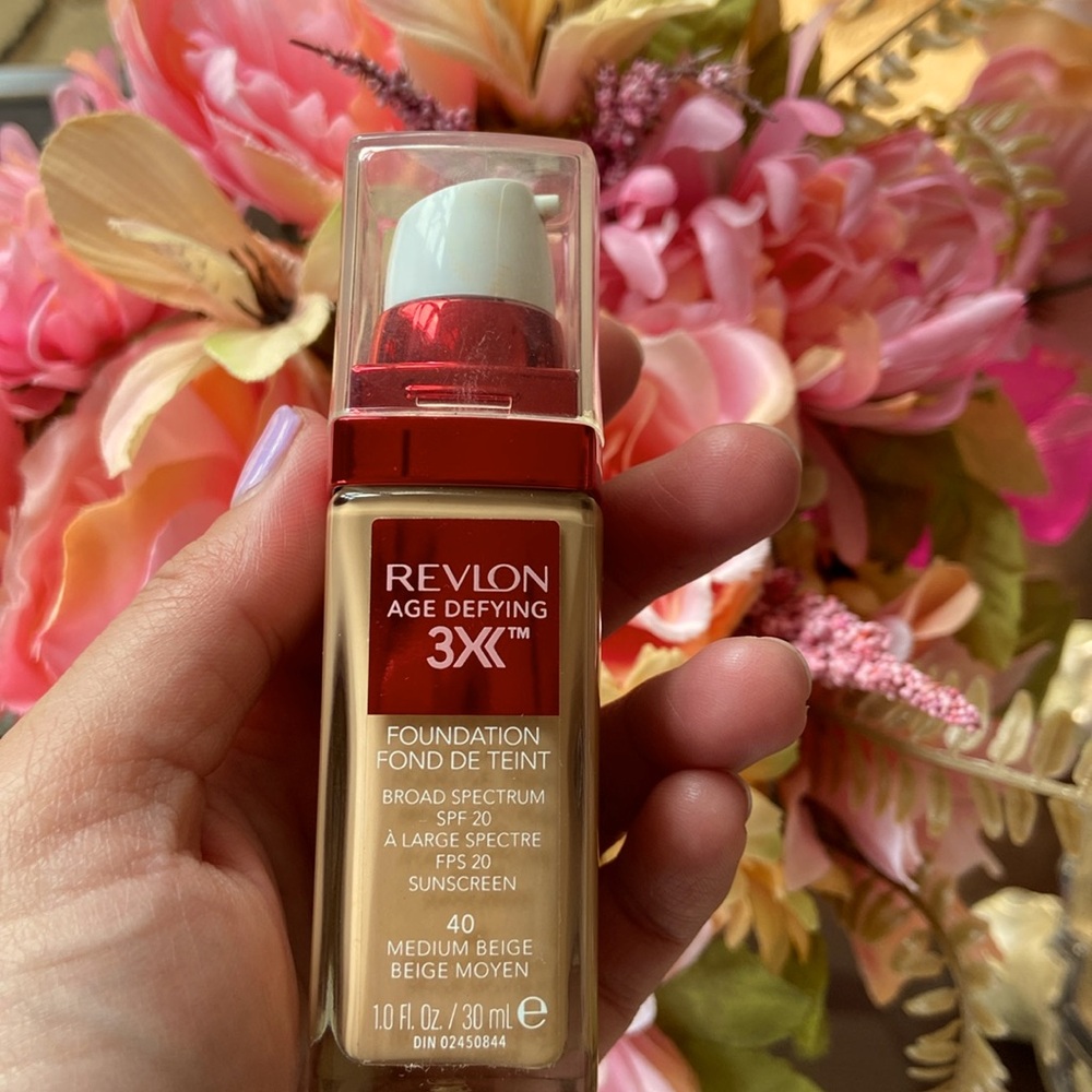 Revlon age defying foundation with SPF 20